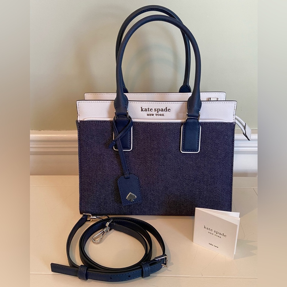 Kate Spade Cameron Denim Color Block
Medium Satchel